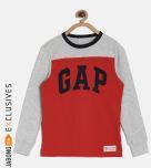 Gap Boys' Logo Graphic Colorblocked Tee Boys