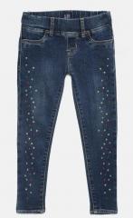 Gap Girls' Superdenim Gem Studded Jeggings With Fantastiflex