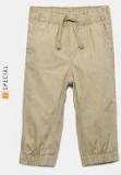 Gap Khaki Solid Regular Fit Trouser Boys