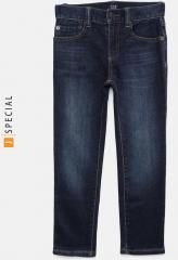 Gap Navy Blue Mid Rise Regular Fit Jeans boys