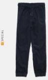 Gap Navy Blue Solid Regular Fit Trouser Boys