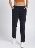 Gap Navy Comfort Slim Fit Solid Chinos Women