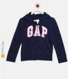 Gap Navy Logo Hoodie Sweatshirt Girls