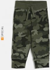 Gap Olive Printed Regular Fit Trouser boys