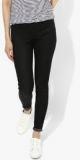 Gas Black Solid Slim Fit Chinos women