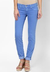 Gas Blue Trousers Women