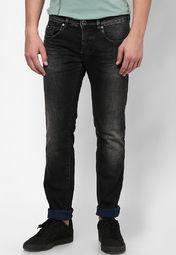 Gas Dark Grey Anders Skinny Fit Jeans Men