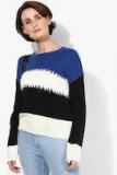 Gas Multi Colourblocked Pullover Sweater Women