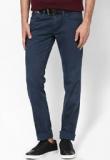 Gas Navy Blue Slim Fit Jeans Men