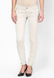 Gas Off White Jeans Women