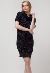 Gas Vanise Jacquard Dress With Refined Floral Pattern Women