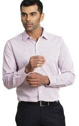 Genesis Striped Pink Formal Shirt Men