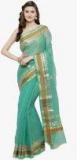 Geroo Jaipur Green Embellished Saree women