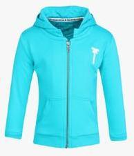 Gini & Jony Aqua Blue Hoodie girls