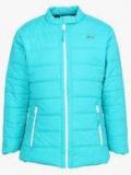 Gini & Jony Aqua Blue Winter Jacket Girls