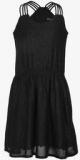 Gini & Jony Black Casual Dress Girls