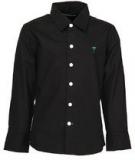 Gini & Jony Black Casual Shirt Boys