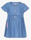 Gini & Jony Blue Casual Dress Girls