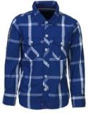 Gini & Jony Blue Casual Shirt Boys