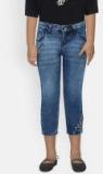 Gini And Jony Blue Mid Rise Clean Look Denim Jeans Girls