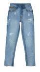 Gini And Jony Blue Regular Fit Mid Rise Mildly Distressed Jeans Boys