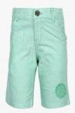 Gini & Jony Green Embroidered Bermuda Boys