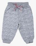 Gini & Jony Grey Printed Track Bottom Boys