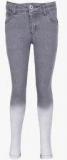 Gini & Jony Grey Regular Fit Jeans Girls