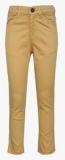 Gini And Jony Khaki Regular Fit Trouser Boys