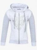 Gini & Jony Light Grey Hoodie Girls