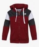 Gini & Jony Maroon Sweat Jacket Boys