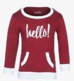 Gini & Jony Maroon Sweatshirt Girls