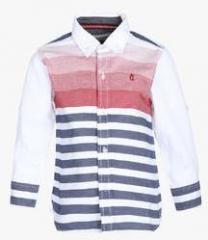 Gini & Jony Multicoloired Regular Fit Casual Shrt boys