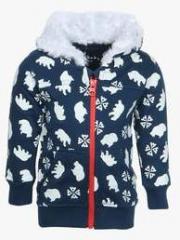 Gini & Jony Navy Blue Hoodie boys