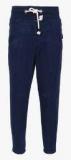 Gini And Jony Navy Blue Regular Fit Trouser Boys