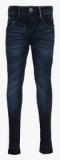 Gini & Jony Navy Blue Skinny Fit Jeans girls