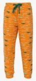 Gini & Jony Orange Printed Track Bottom Boys