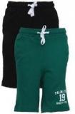 Gini & Jony Pack Of 2 Green/Black Bermuda boys