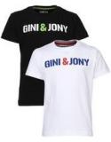 Gini & Jony Pack Of 2 Multi Value Packs T Shirt boys