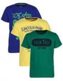 Gini & Jony Pack Of 3 Assorted Color Value Packs T Shirt Boys