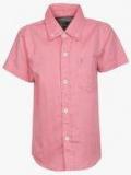 Gini & Jony Pink Casual Shirt Boys