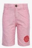 Gini & Jony Pink Solid Bermuda Boys