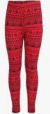 Gini & Jony Red Legging Girls