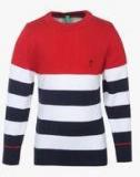 Gini & Jony Red Striped Sweater boys