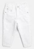 Gini And Jony White Regular Fit Mid Rise Clean Look Stretchable Jeans Girls