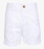 Gini & Jony White Shorts Boys