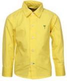 Gini & Jony Yellow Casual Shirt boys