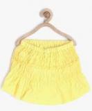 Gini And Jony Yellow Flared Skirt girls