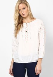 Gipsy Embroidered White Tunic Women