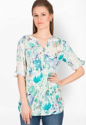 Gipsy Green Printed Tunic women